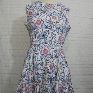 H&M Skateboard Skater Floral Dress Size 10